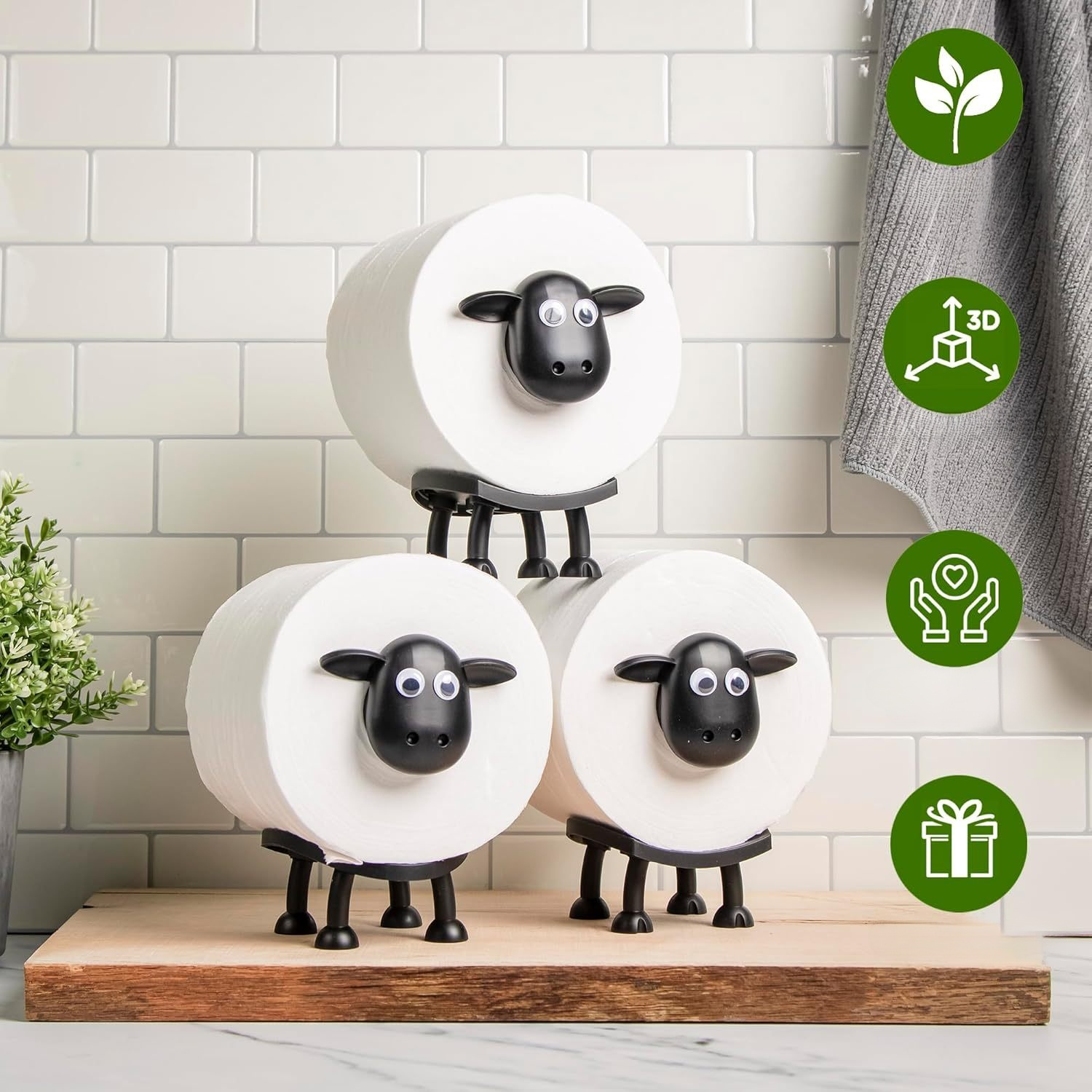 創意居家趣味衛生紙架