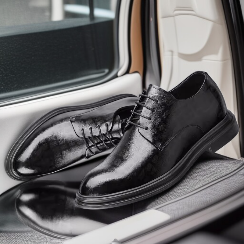블랙 비즈니스 웨딩 슈즈 남성 기모 정장 구두 청년 남성화 면구두 추동 블랙 웨딩 구두
