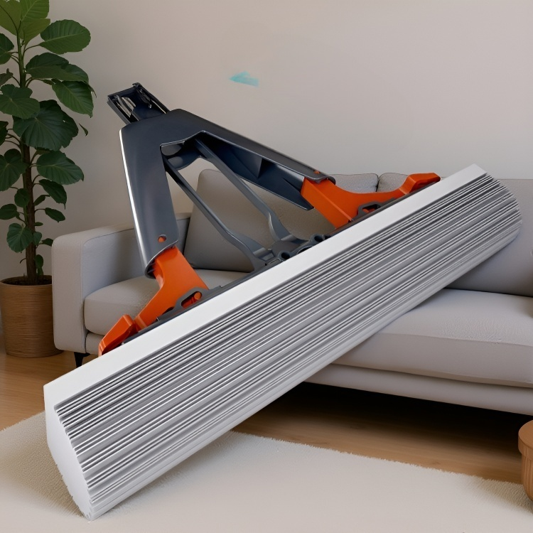 Mopa manos libres con esponja gruesa, presionador perezoso para el hogar