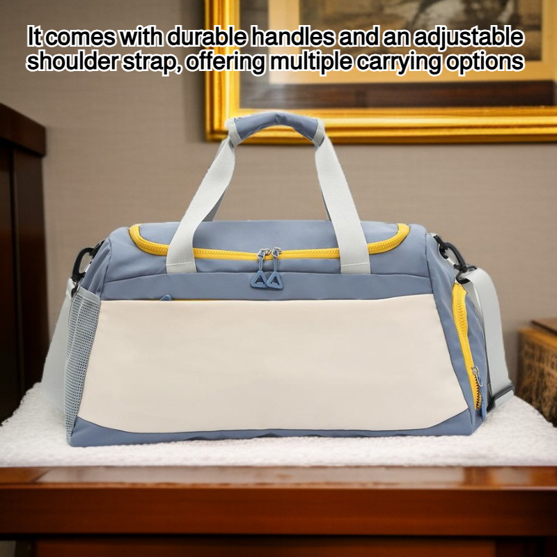 Dry and wet separation gym bag