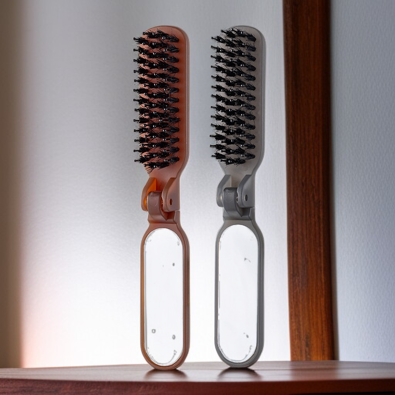 猪鬃毛梳子旅行便攜