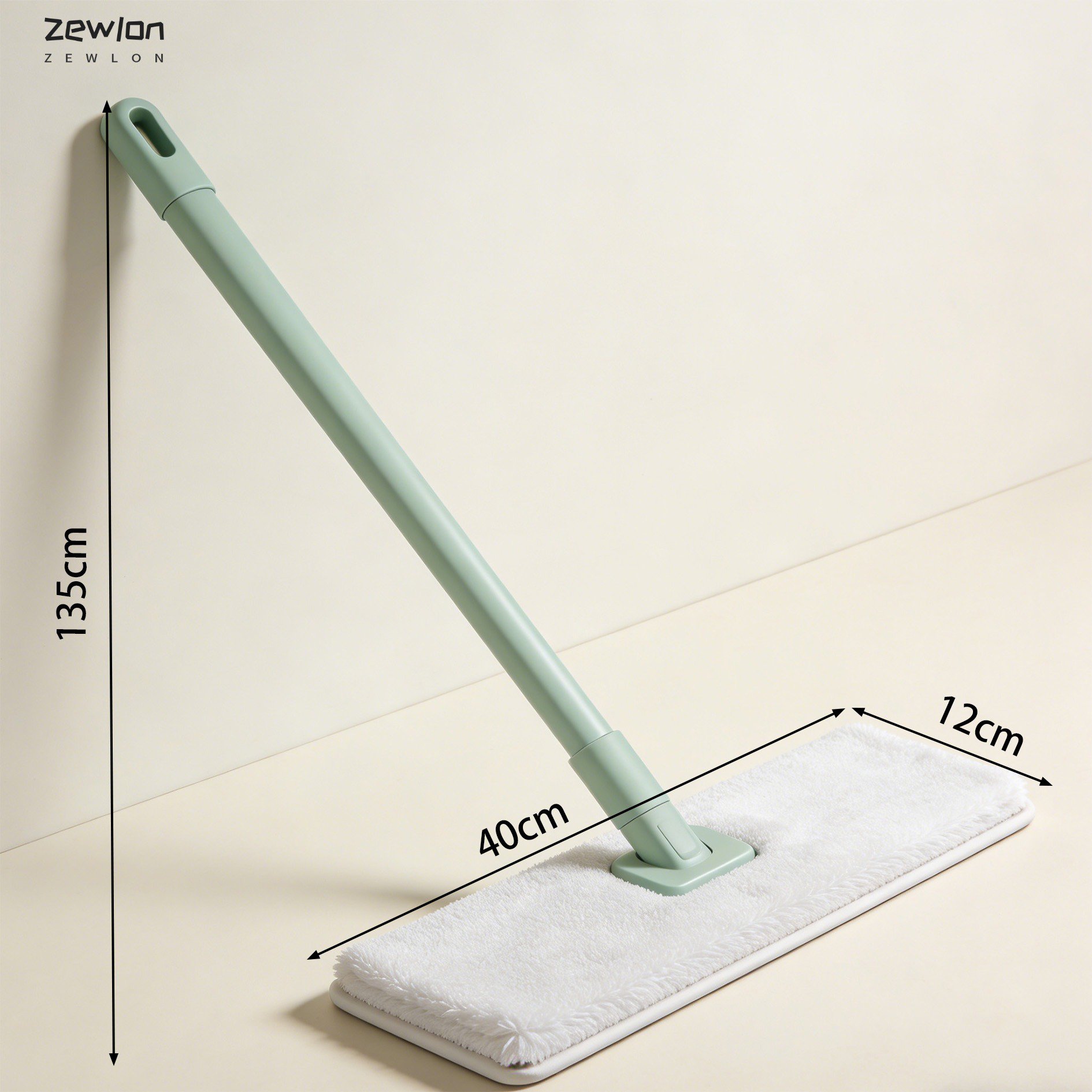 家庭用フラットモップの便利さ