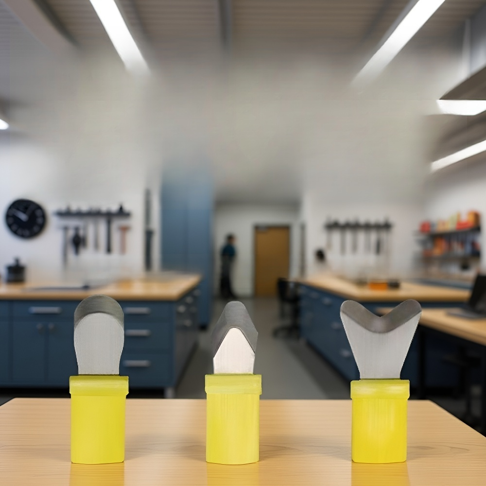 Uszczelnianie spoin – narzędzie ze stali wolframowej w użyciu