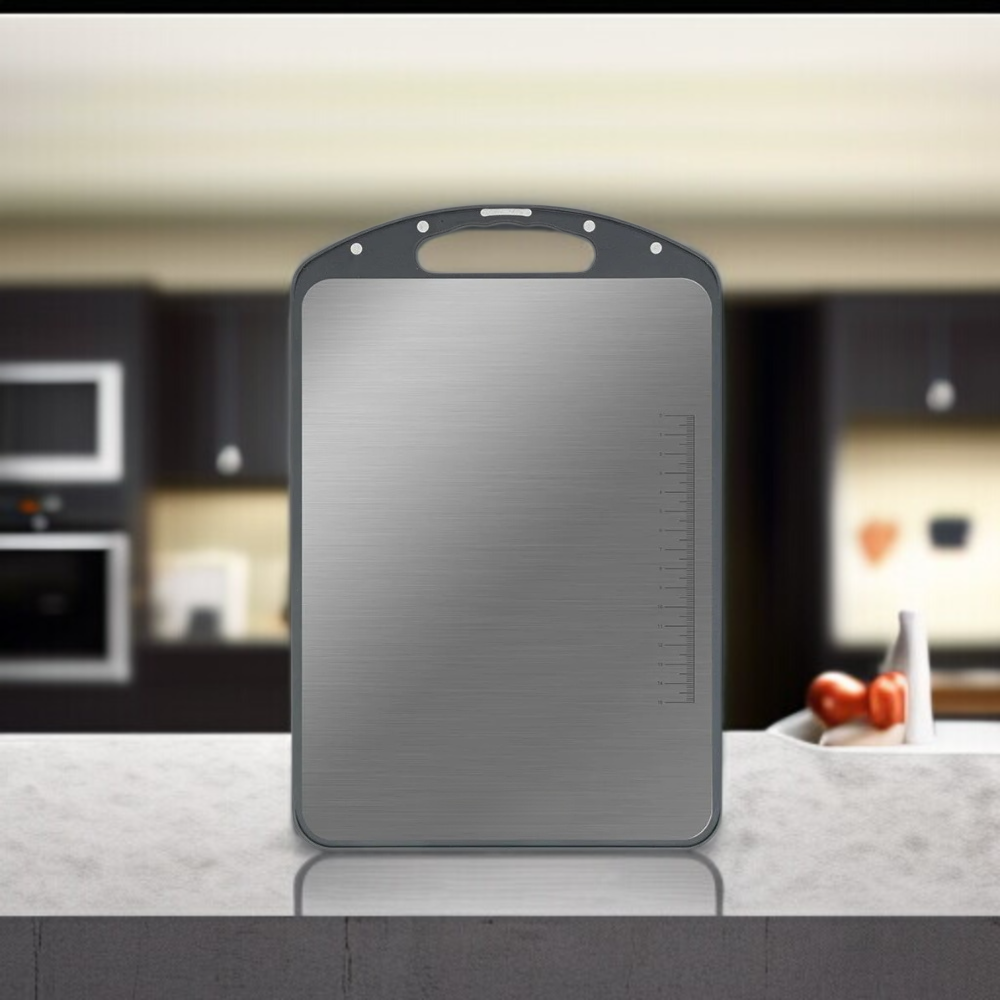 ステンレス製両面まな板