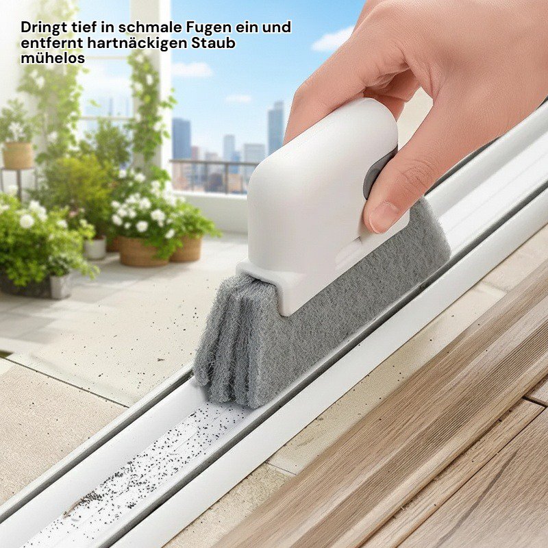 Multifunktionale Fensterfalz-Bürste