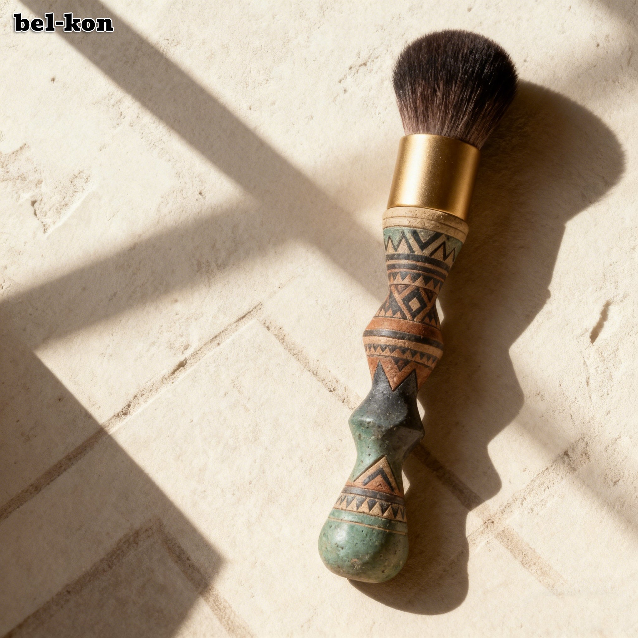 แปรงลงรองพื้นหัวแบนมุมเฉียง (แพ็ค 3 ชิ้น)