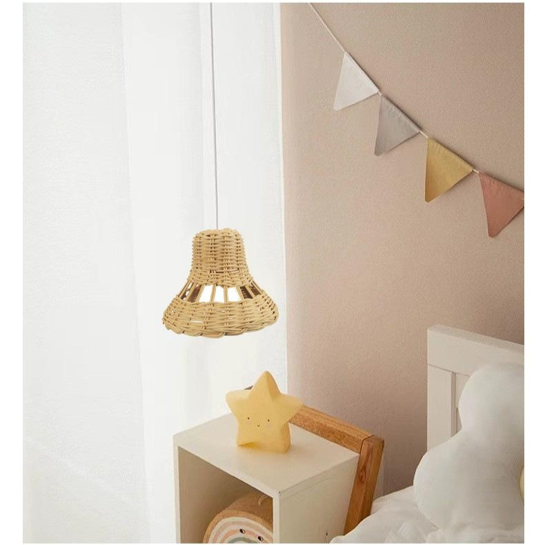 現代簡約藤條吊燈