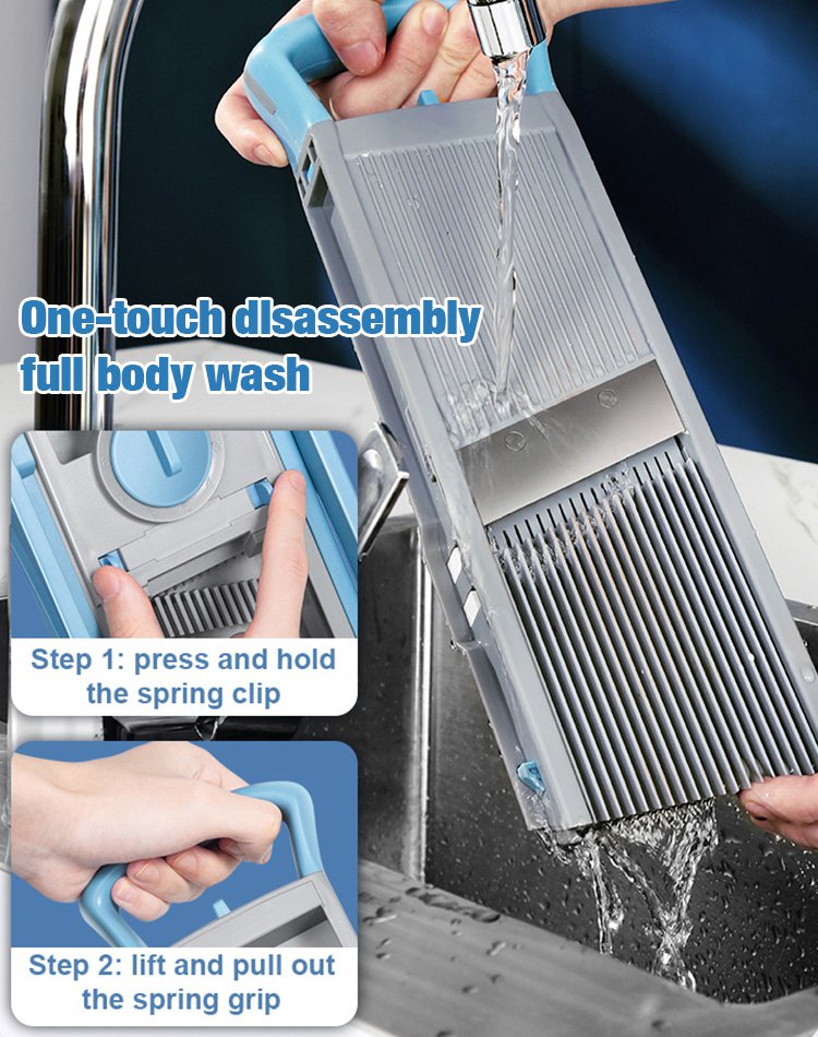 Cross-border multifunctional vegetable cutter slicer shredder