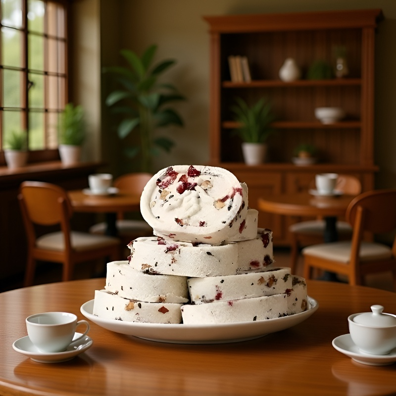 紅棗と山芋の八宝ケーキ