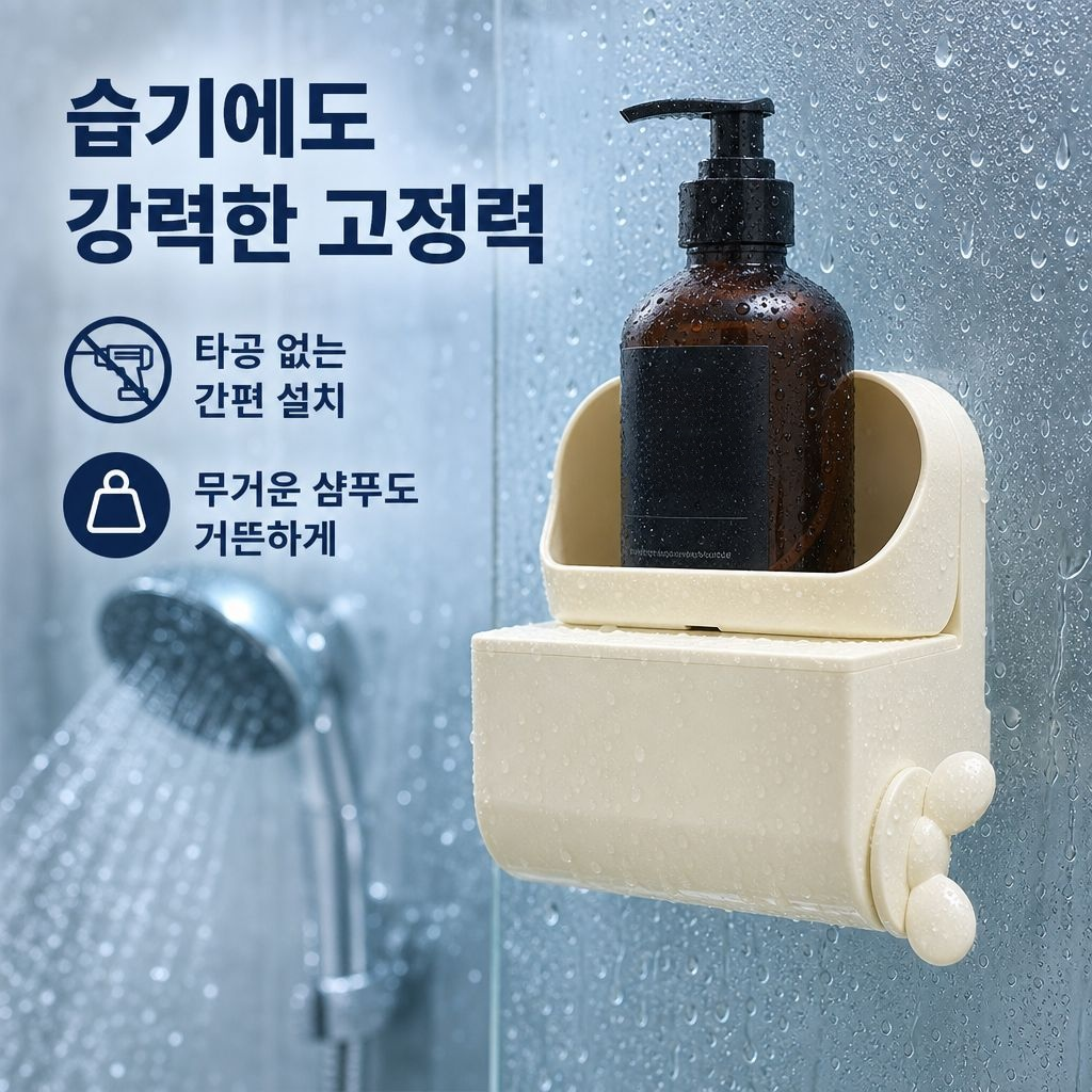 신형 벽걸이 치약 디스펜서 및 치약 정리대