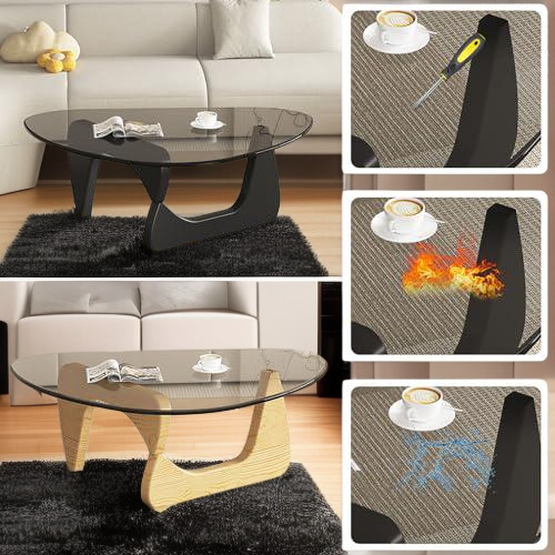 강화 유리 커피 테이블