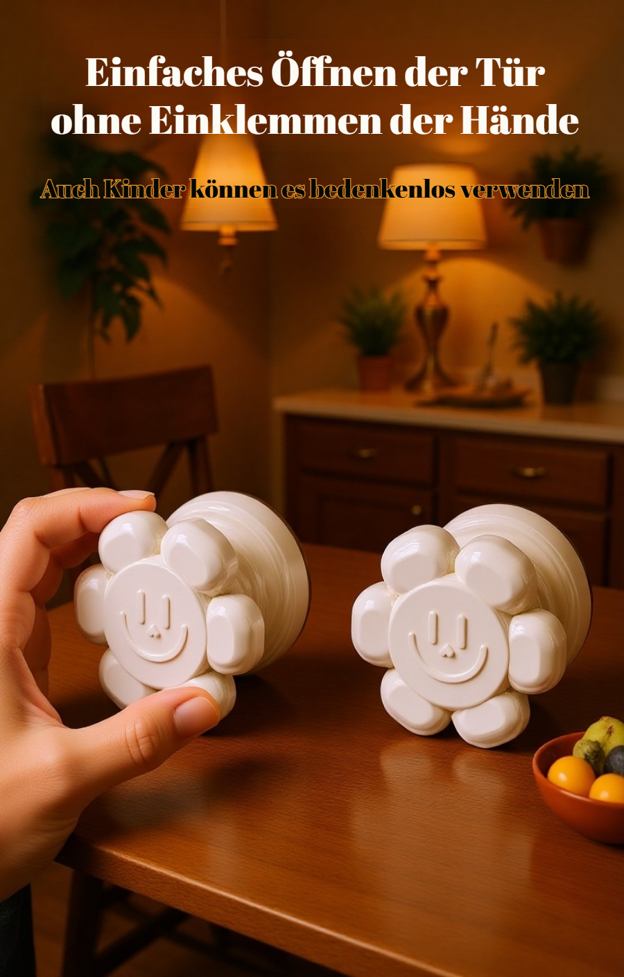 Praktischer Türgriff für Küchen und Bad