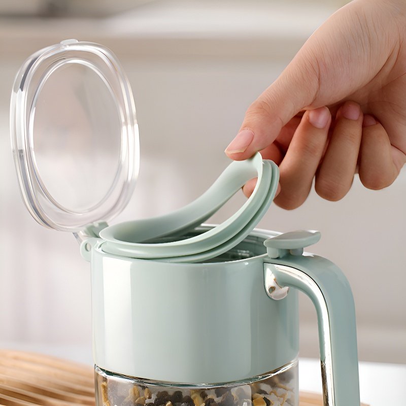 방습 밀폐 대용량 조미료통 누름식 조미료 케이스