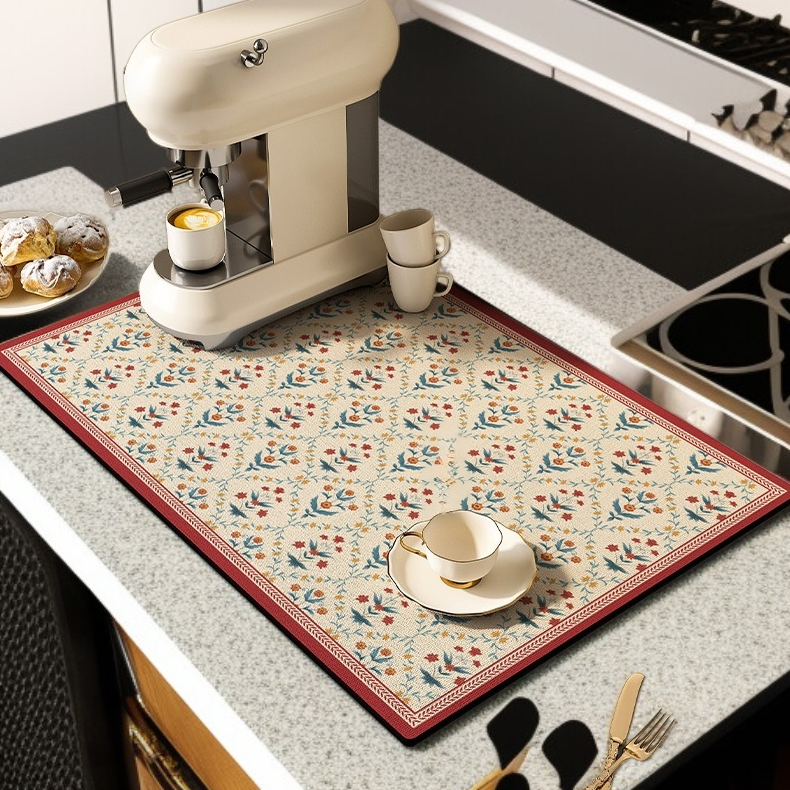 コーヒーメーカー卓上速乾吸水マット