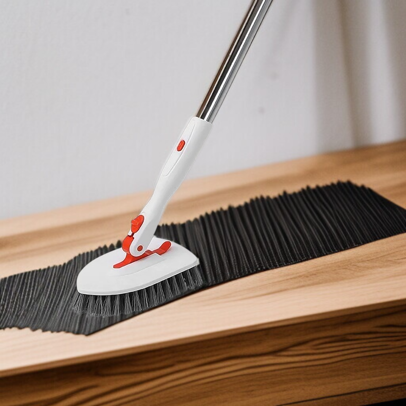 가정용 욕조 브러쉬 다용도 트리플 욕실 청소 브러쉬 바닥 타일 브러쉬 파도 욕조 청소 도구