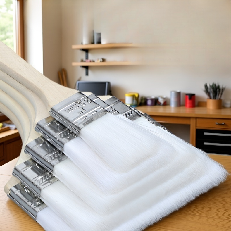 인체공학적 나무 손잡이 페인트 브러쉬