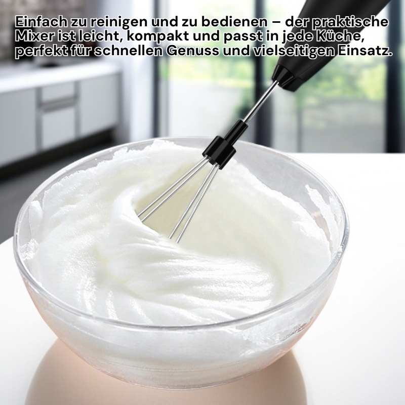 Tragbarer elektrischer Milchschäumer Kaffee-Mixer Multifunktionaler Milchaufschäumer