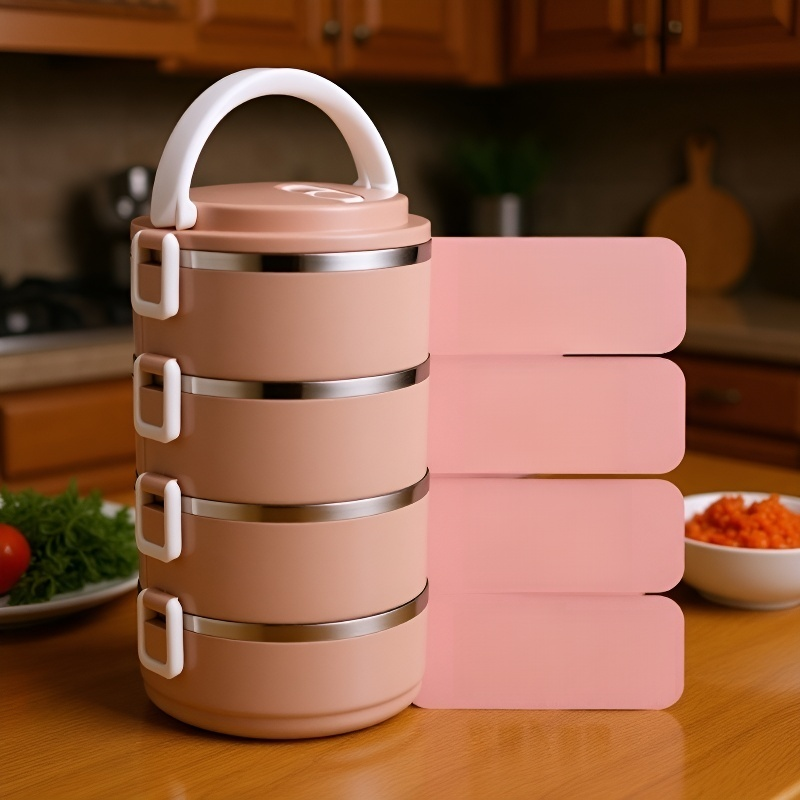 多層ステンレス製ランチボックス