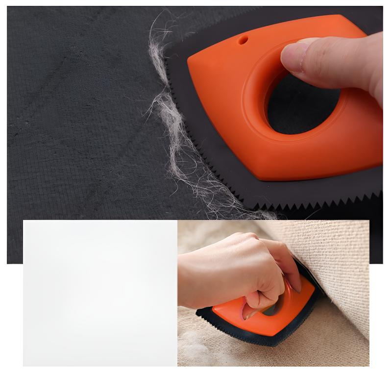 Outil multifonctionnel lavable pour enlever les poils d'animaux