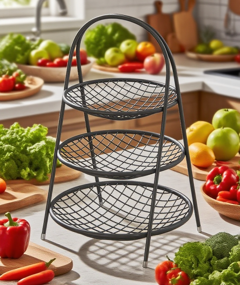 耐用易清潔多層水果收納盤