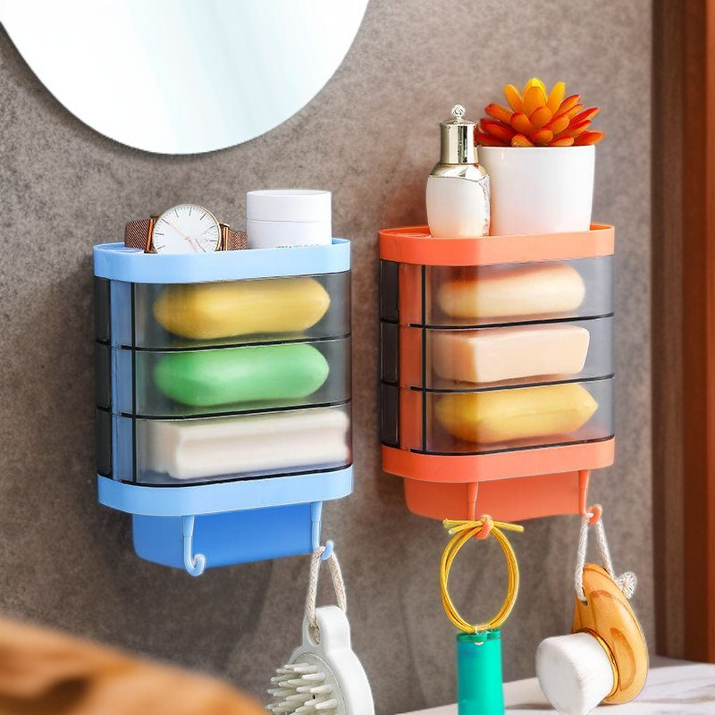 Dwuwarstwowa mydelniczka z odpływem