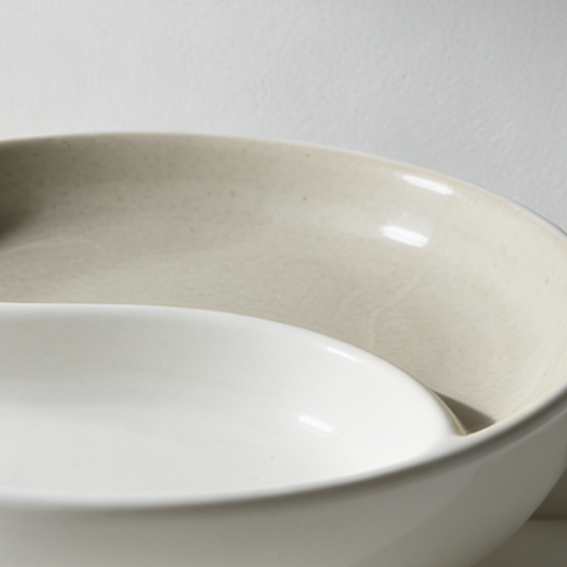 Set de 5 farfurii compartimentate din ceramică 