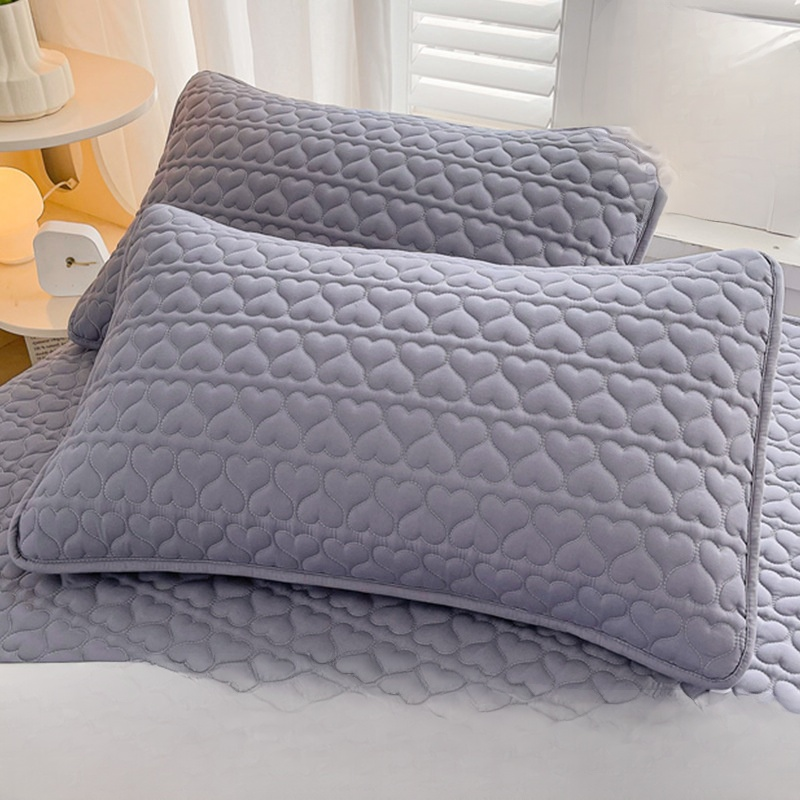 ปลอกหมอนแบบเย็บควิลท์ที่กันน้ำและต้านเชื้อแบคทีเรีย นอนหลับสบายตลอดคืน
