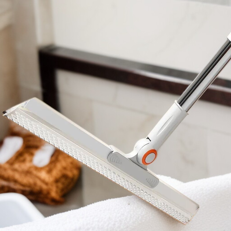 업그레이드 쿼드원 빗질 물마술 빗질 유리 바닥 와이퍼 실리콘 바닥 와이퍼 양면 볼록 가정용 화장실 빗질