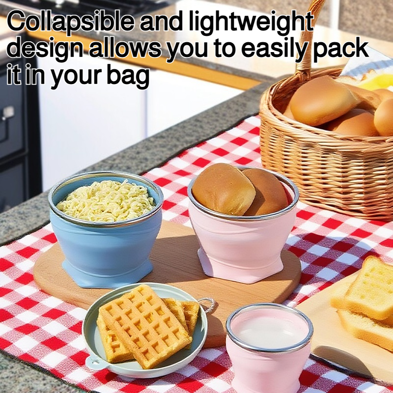 Portable telescopic bowl