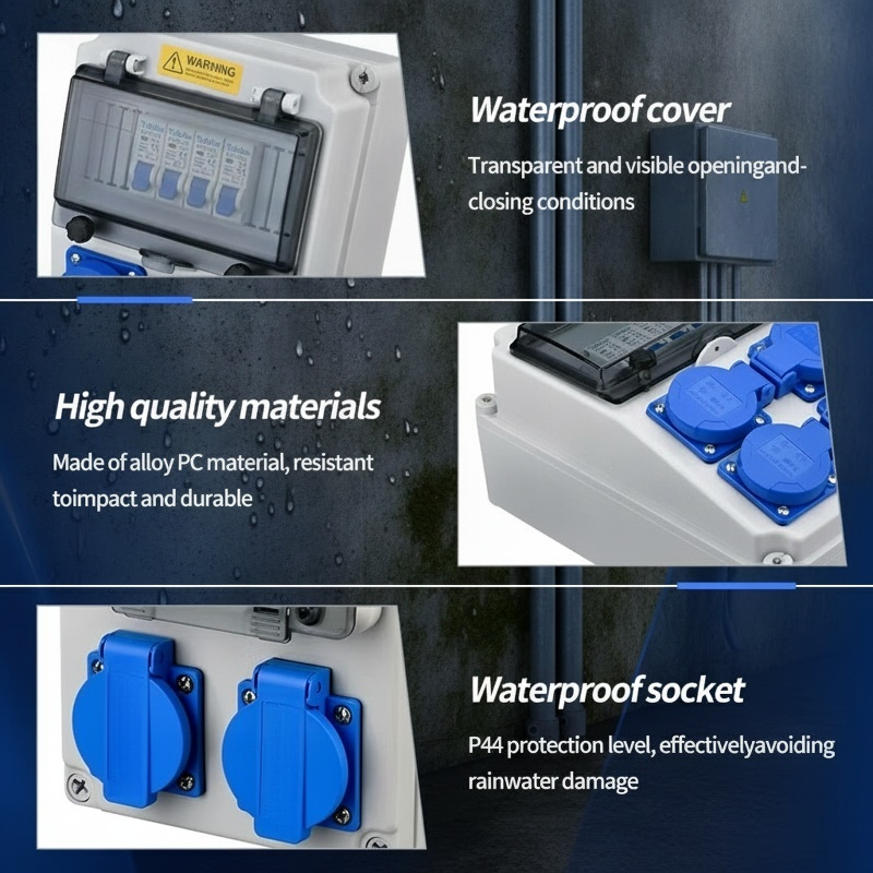 Outdoor Waterproof Portable Industrial Socket Box