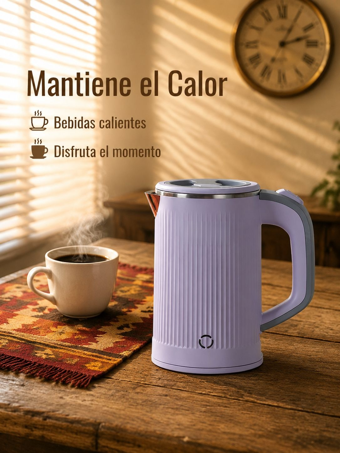 Hervidor de agua automático con apagado y función de mantener caliente para el hogar