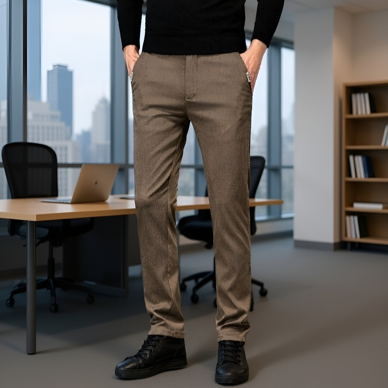 비즈니스 캐주얼 남자 바지 디테일