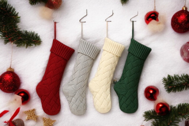 겨울 분위기 크리스마스 양말 소품