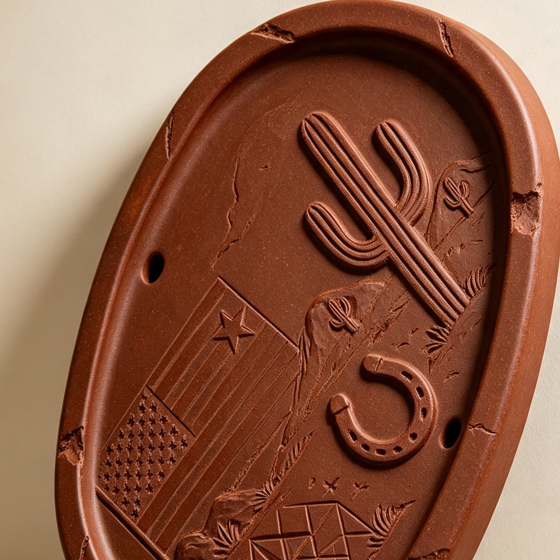 Desert Purple Clay Tea Tray