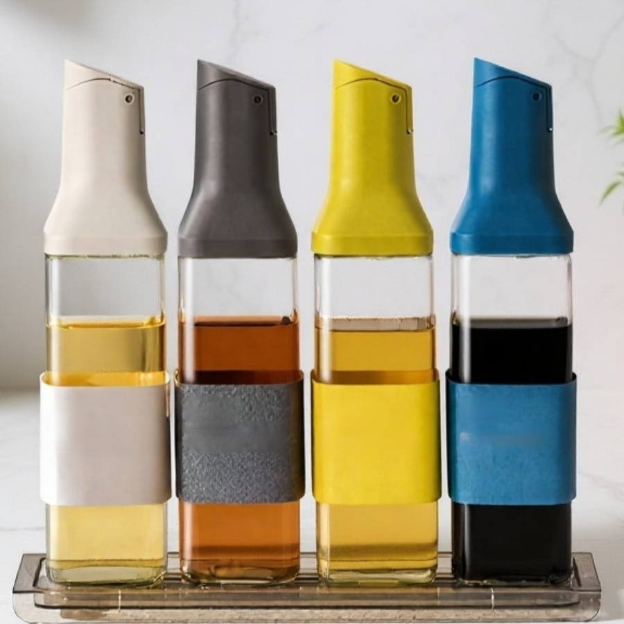 زجاج المطبخ وعاء زيت