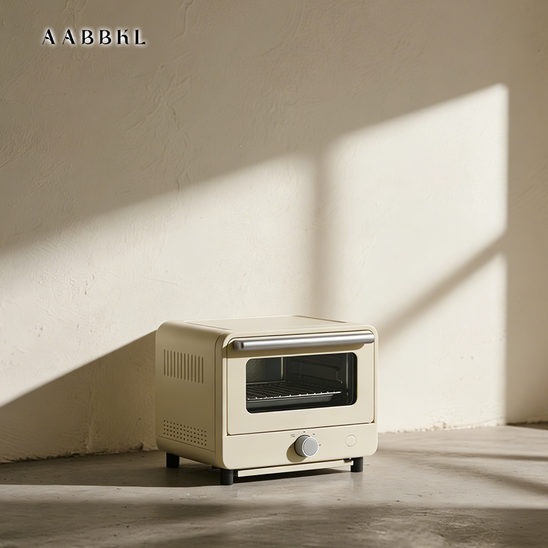 Horno freidora de aire multifuncional en cocina moderna