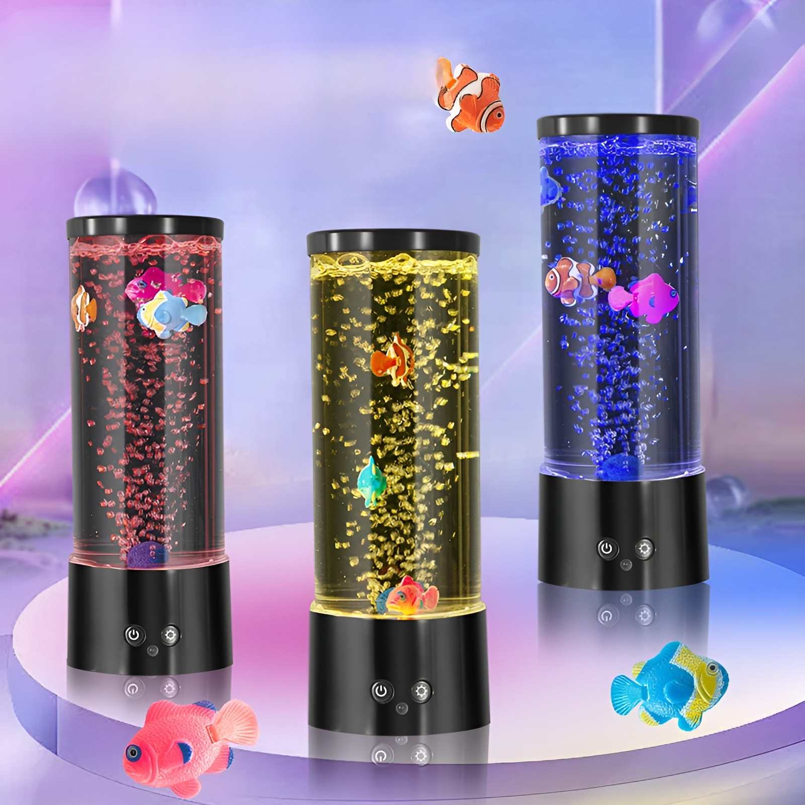 JMY Bubble Fish Lampe LED High Brightness USB Nachtlicht Kreative Kinderzimmer Schlafzimmer Ornament