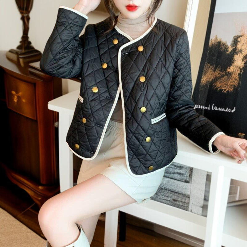 여성 기질 쇼트 패딩 점퍼 라이트 패딩 점퍼