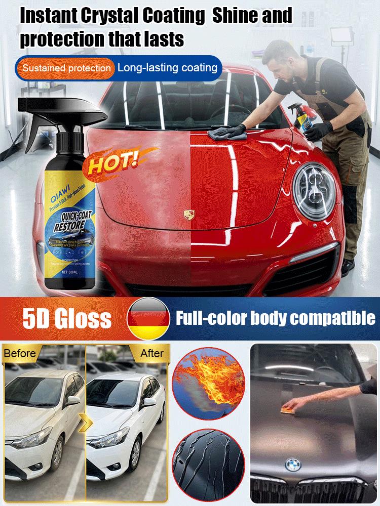 【No Wax. No Car Shop】Car Nano Coating Spray