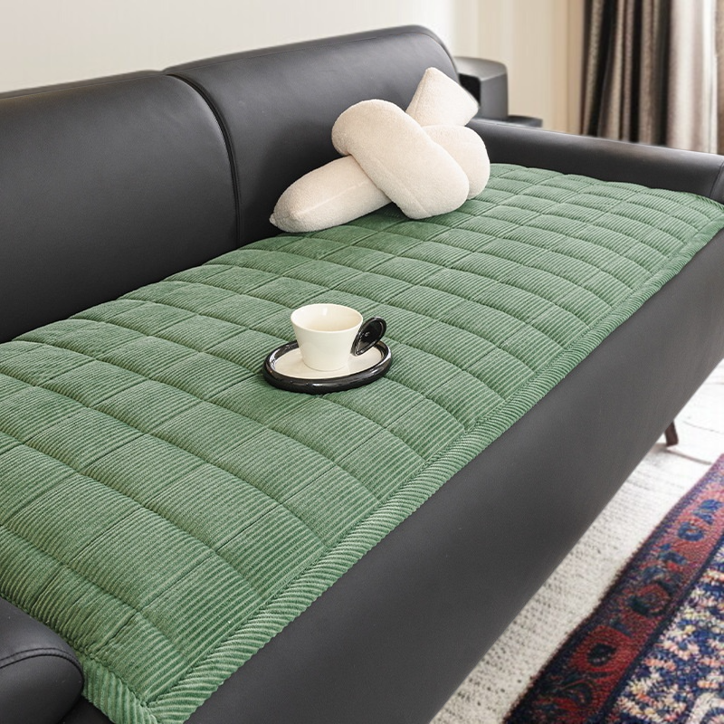 지중해 스타일 두꺼운 소파 쿠션 두꺼운 코듀로이 세탁기 플러스 쿠션 미끄럼 방지 방석 미끄럼 방지 쿠션 두꺼운 소파 쿠션