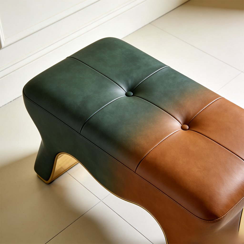 Banco funcional para vestidor de estilo minimalista