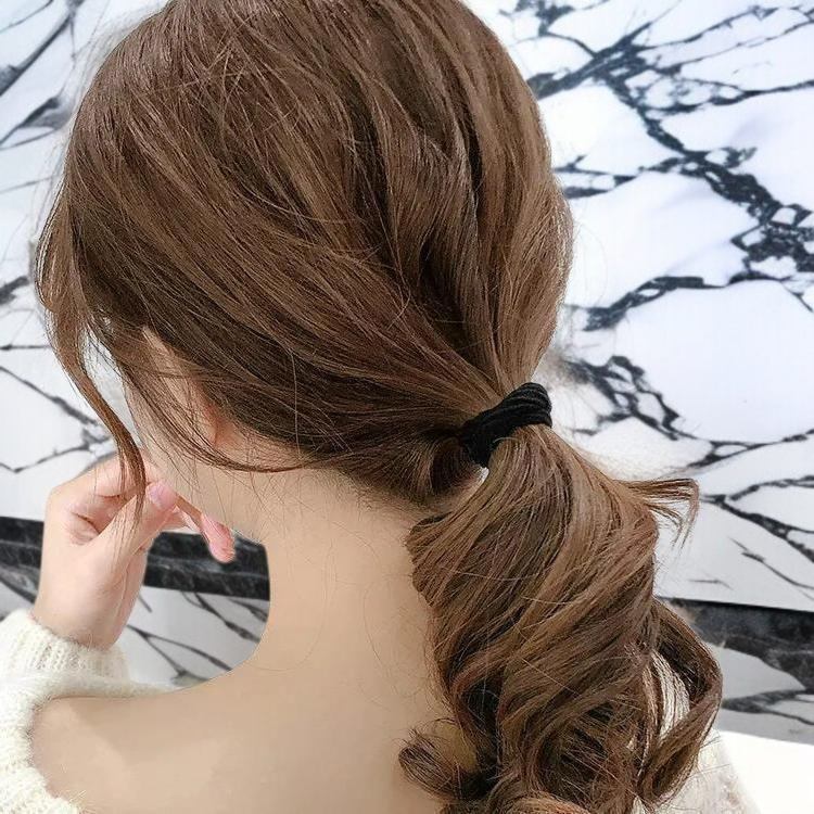 直紋加粗無接縫頭繩