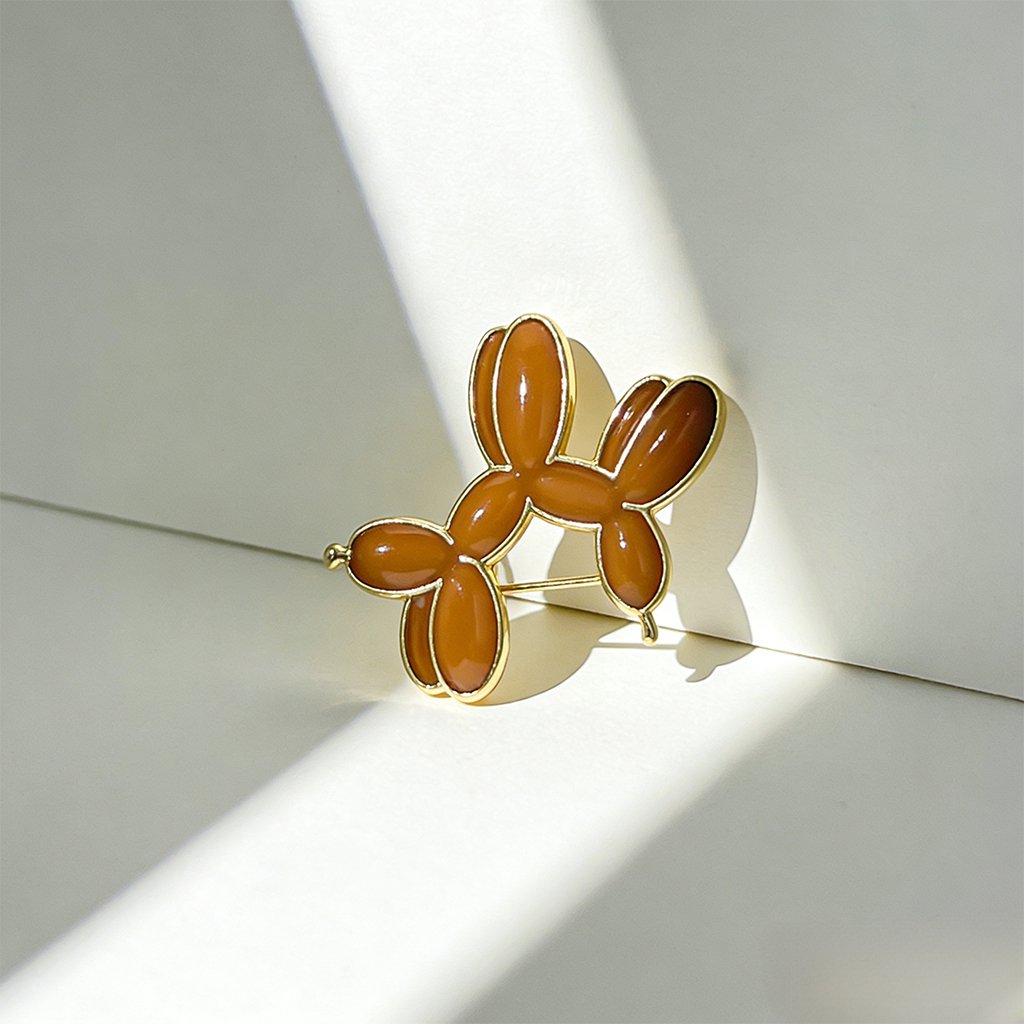 Vintage Style Dog Brooch