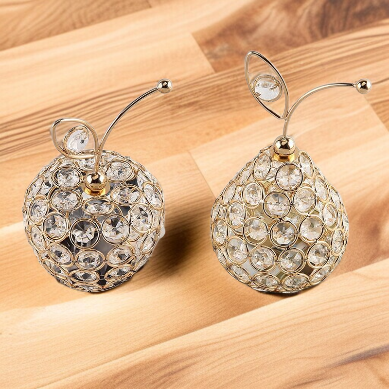 辦公室桌面歐式水晶擺件