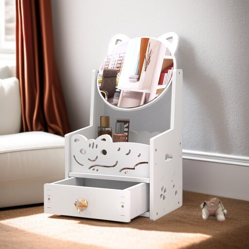 多機能メイクミラー収納ボックス