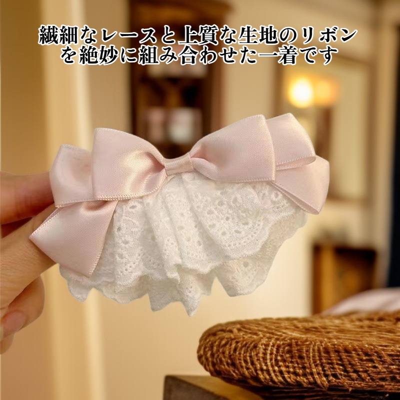 レースのヘアクリップ