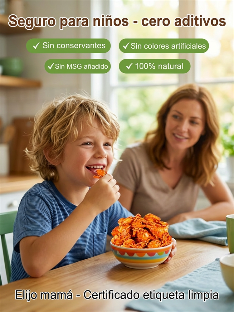 Botanas de Cangrejo de Mar Picante - Ricas en Proteína, Bajas en Sodio