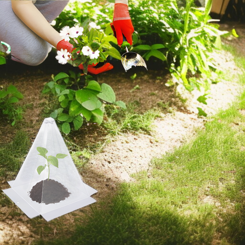 鳥や霜害から植物を保護するための植物コーングリーンベルカバーガーデン苗カバー