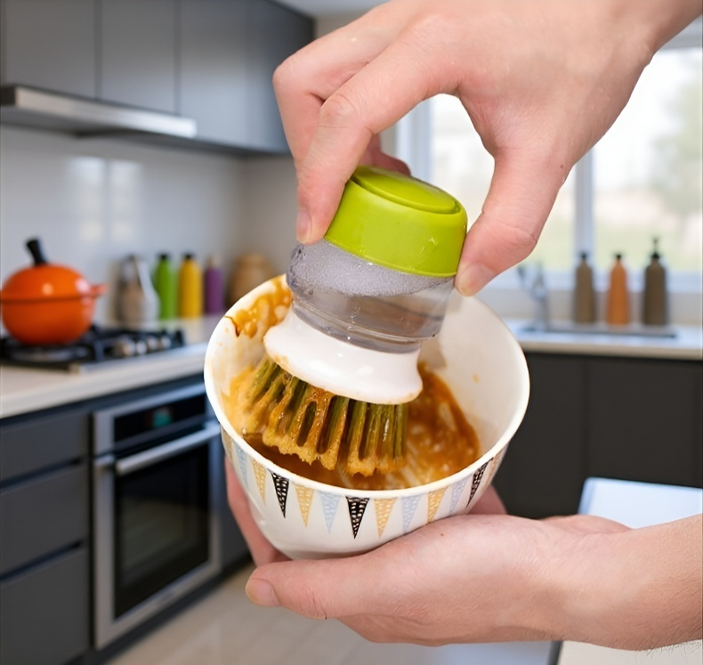 ブラシの持ちやすいグリップデザイン