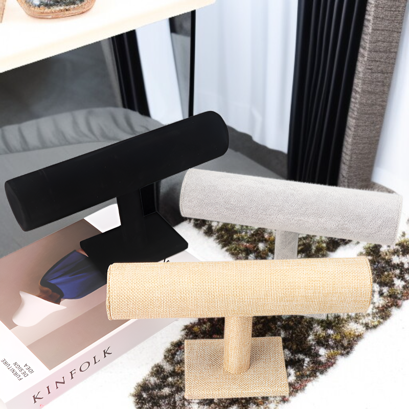 Samt-Armbandständer als Display für Armbänder und Uhren